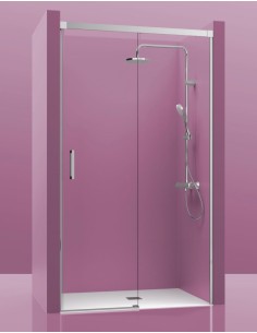 PAROI DE DOUCHE FRONTAL FIXE+COULISSANT LUXURY TEDY