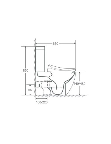 WC JAPONAIS A POSER AU SOL I SMART TOILET AQUORE