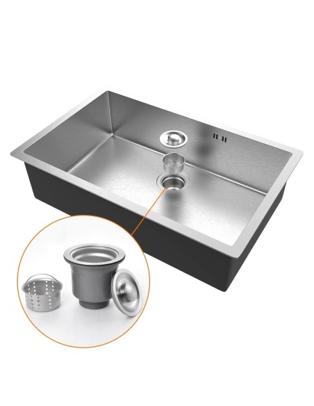 EVIER INOX 1 BAC DIM 70*44 KREG