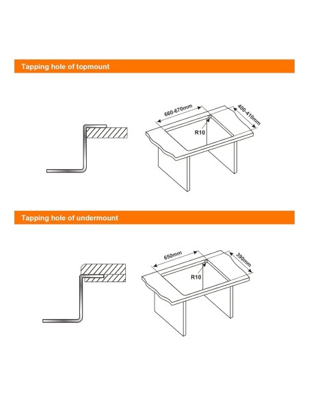 EVIER INOX 1 BAC DIM 70*44 KREG