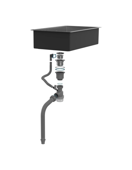 EVIER INOX 1 BAC DIM 70*44 KREG