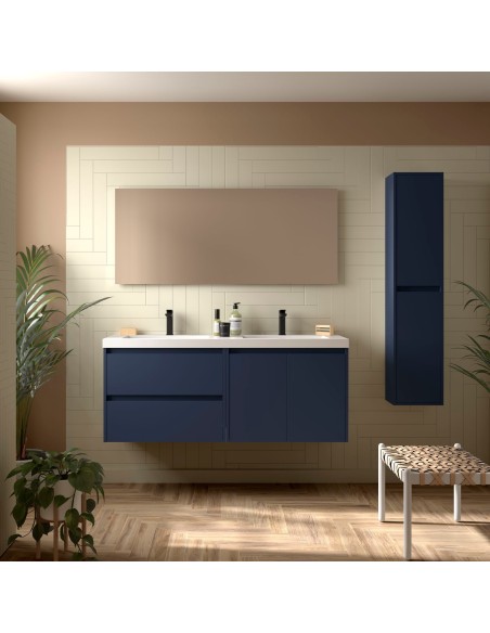 MEUBLE VASQUE 2 TIROIRS + 2 PORTES DIM 140CM  NOJA SALGAR