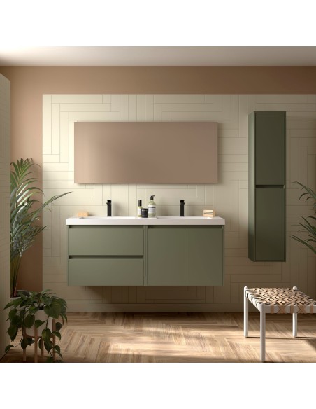 MEUBLE VASQUE 2 TIROIRS + 2 PORTES DIM 140CM  NOJA SALGAR