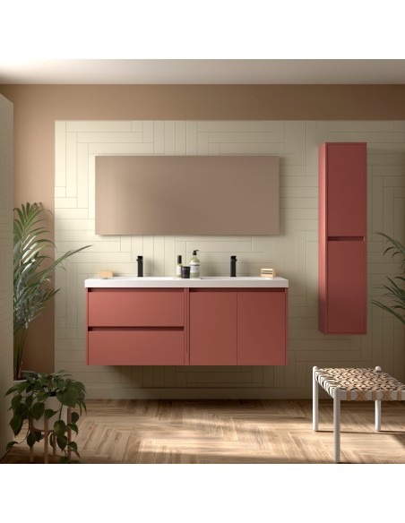 MEUBLE VASQUE 2 TIROIRS + 2 PORTES DIM 140CM  NOJA SALGAR