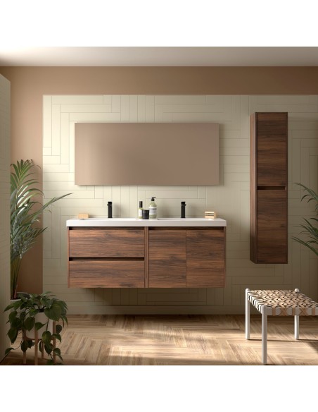 MEUBLE VASQUE 2 TIROIRS + 2 PORTES DIM 140CM  NOJA SALGAR