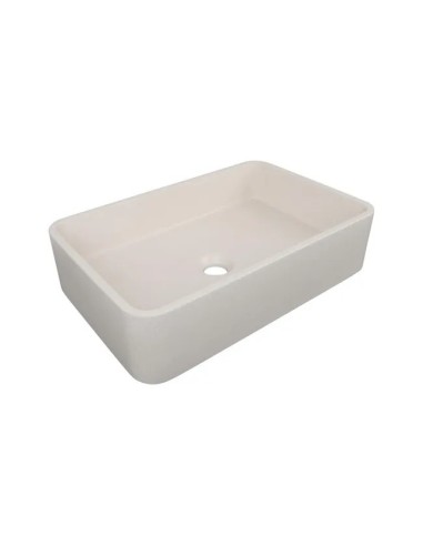 VASQUE A POSER BETON RECTANGULAIRE SAND OPEN BATH