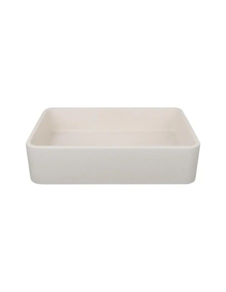 VASQUE A POSER BETON RECTANGULAIRE SAND OPEN BATH