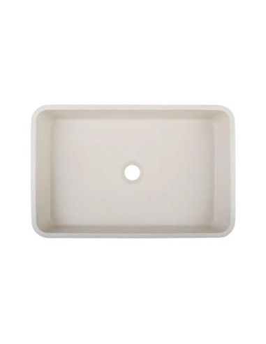 VASQUE A POSER BETON RECTANGULAIRE SAND OPEN BATH