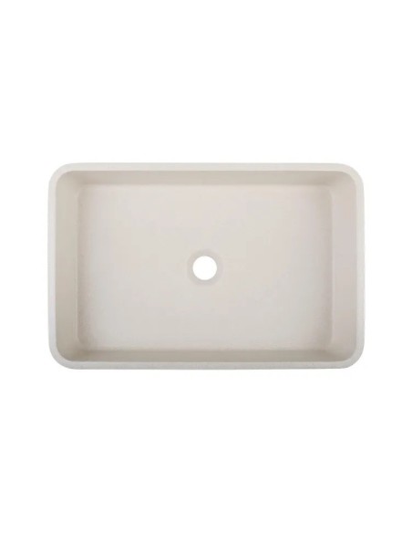 VASQUE A POSER BETON RECTANGULAIRE SAND OPEN BATH