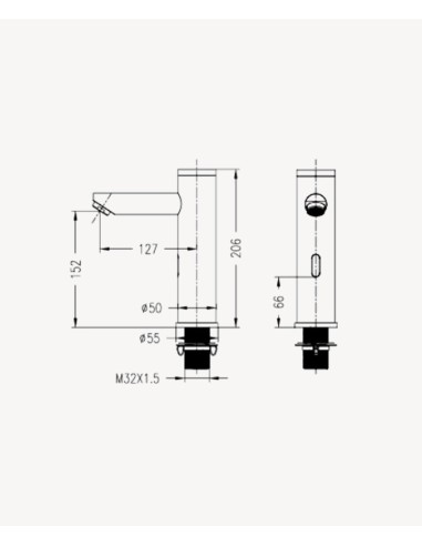 MITIGEUR LAVABO AUTOMATIQUE EAU FROIDE CORBEAU KROOS