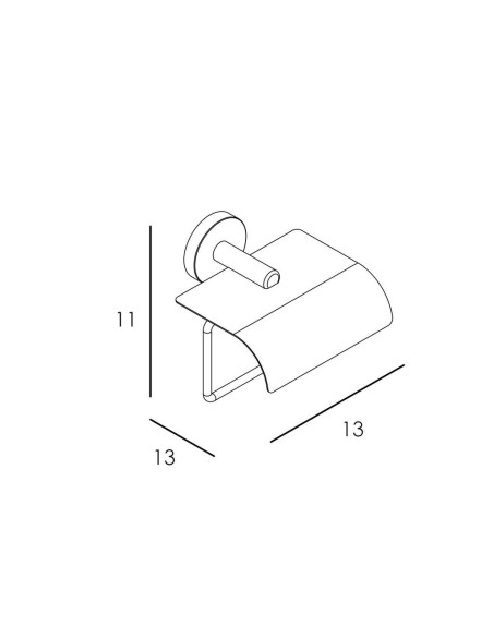 PORTE ROULEAUX AVEC COUVERCLE ROUND GME