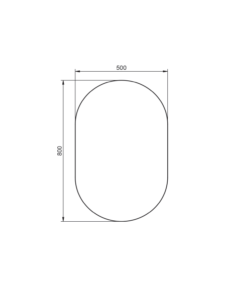 Miroir ADA Simple - VISOBATH