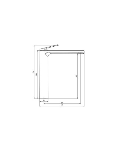 MITIGEUR LAVABO HAUT LAZIO GME