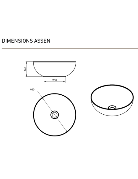 Lavabo Assen - VISOBATH