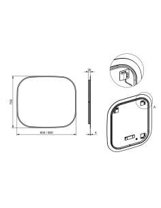 Miroir CLOE Rétroéclairé - VISOBATH 2