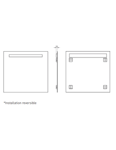 Miroir LUMEN Rétroéclairé - VISOBATH 2