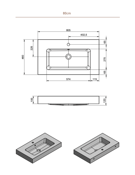 Lavabo Solid - VISOBATH