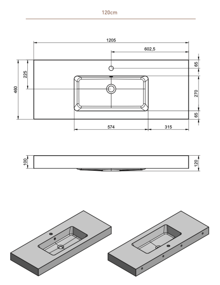 Lavabo Solid - VISOBATH