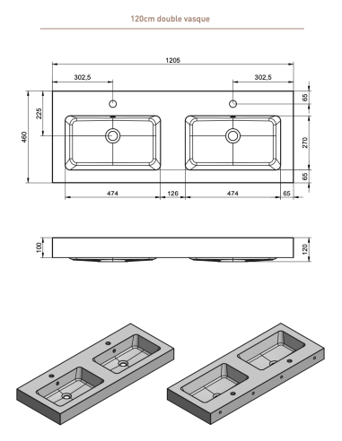 Lavabo Solid - VISOBATH