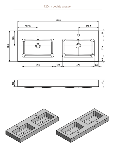 Lavabo Solid - VISOBATH