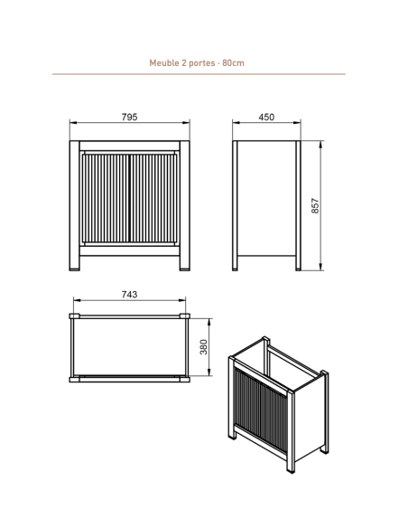 Meuble de salle de bain Vega - VISOBATH
