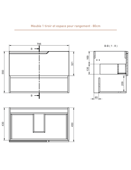 Meuble de Salle de Bain ELEVEN - Collection ELEVEN - VISOBATH