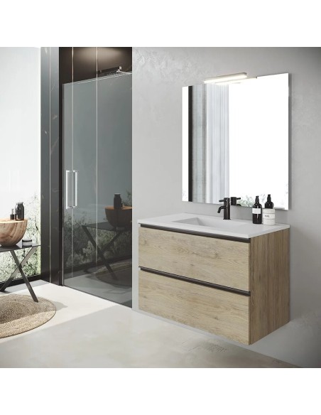 Meuble de Salle de Bain GRANADA avec pieds et 2 tiroirs - Collection GRANADA - VISOBATH