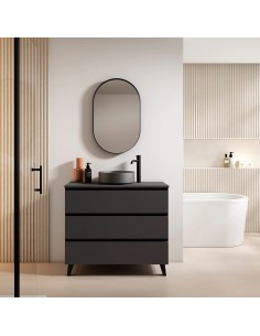 Meuble de Salle de Bain GRANADA avec pieds et 2 tiroirs - Collection GRANADA - VISOBATH