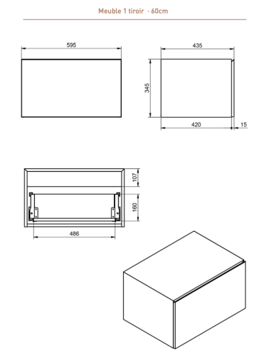 Meuble de salle de bain Nomad - Collection Nomad - VISOBATH