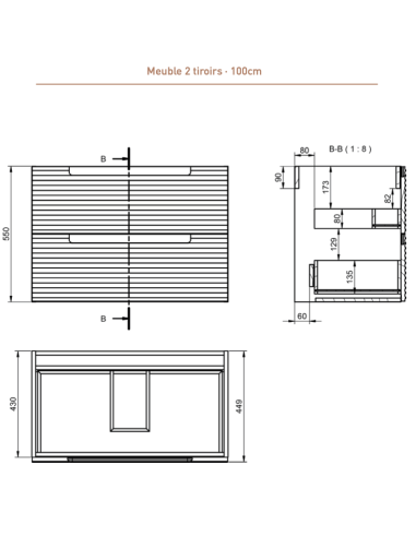 Meuble de salle de bain Kyoto - Collection KYOTO - VISOBATH