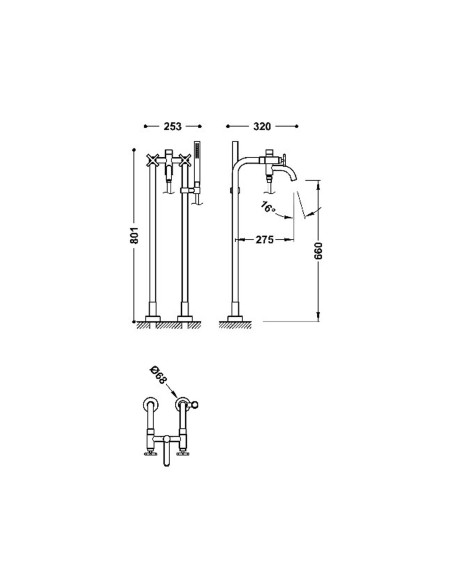 Mélangeur Sur Pied MONT BLANC - Collection MONT BLANC - TRES