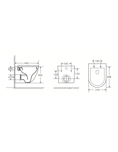 WC Suspendu - Genova Collection - FranceBath