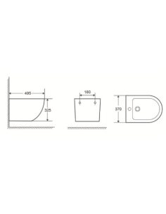 Bidet suspendu - Genova Collection - FranceBath 2