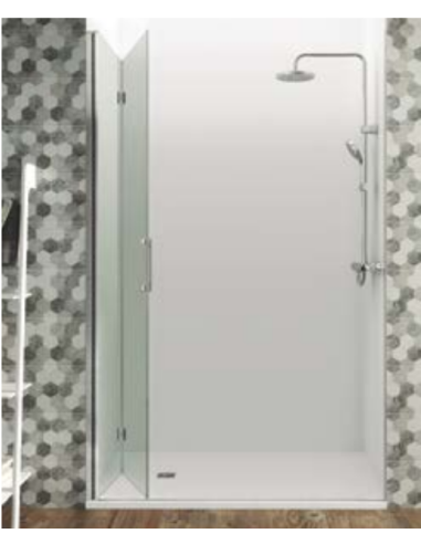 PAROI DE DOUCHE GLASS GLASS REPLIABLE  COMBI  1- GME