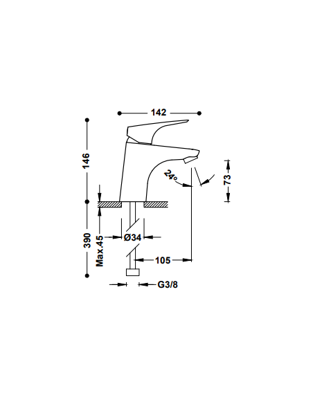 Mitigeur CANIGO - TRES