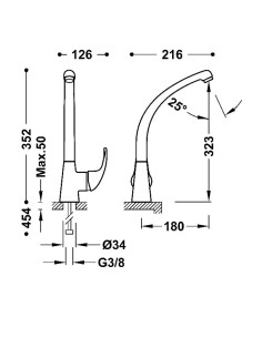 MITIGEUR CUISINE  BASIC  - TRES 2