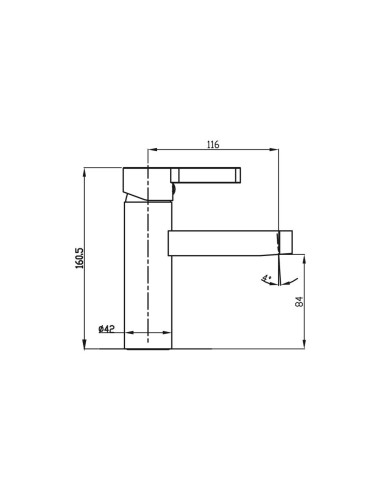 MiTIGEUR LAVABO  FUSSION - GME