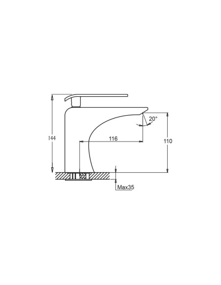 MiTIGEUR LAVABO ZIO - GME
