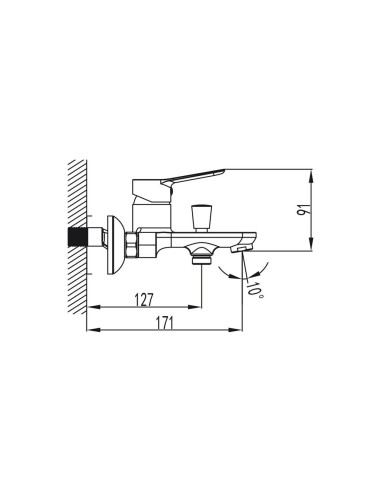 MITIGEUR BAIN/DOUCHE RHIO - GME