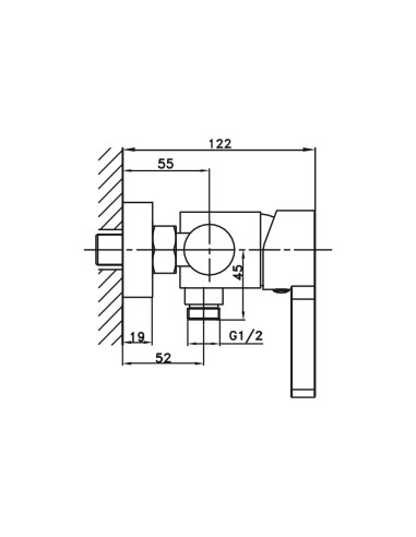 Mitigeur douche FUSSION - GME