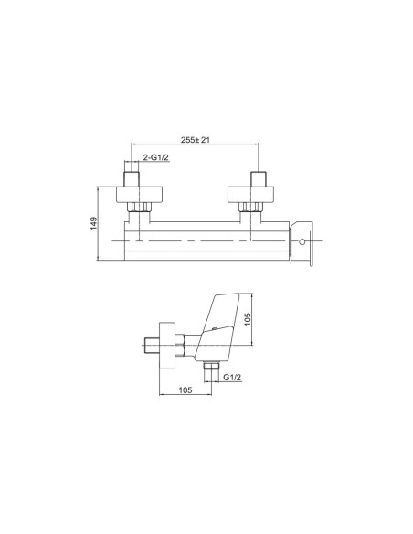 Mitigeur douche ATRIO - GME