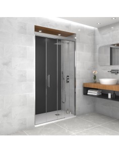 PAROI DE DOUCHE  TRIO 1FIXE + 2 COULISSANTS  GME