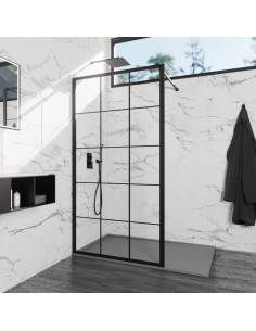 PAROI DE DOUCHE  FIXE  SCREEN BLACK  CHESS - GME