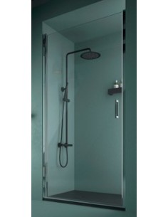 Paroi de douche  1 porte battante- Série Abat - QUADRA