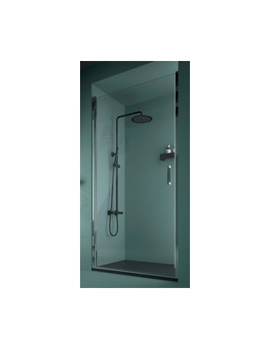 Paroi de douche  1 porte battante- Série Abat - QUADRA