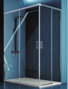 PAROI DE DOUCHE  Q Line  CHROME  - QUADRA