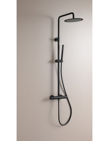 Colonne de Douche Thermostatique Chrome Rond - QUADRA