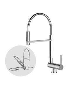 mitigeur évier rabattable