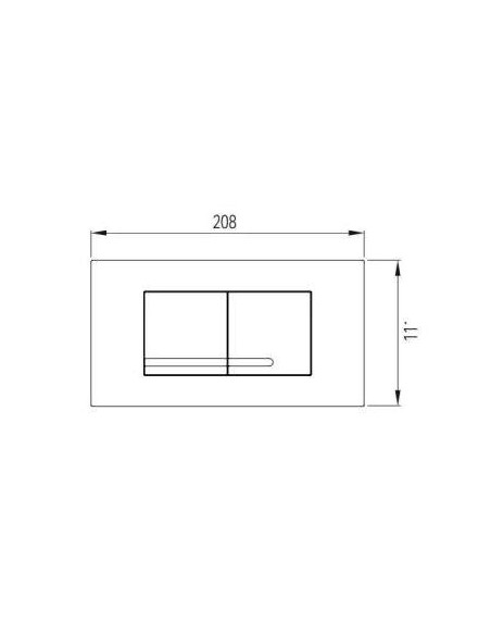 PLAQUE DECLENCHEMENT WC WISA