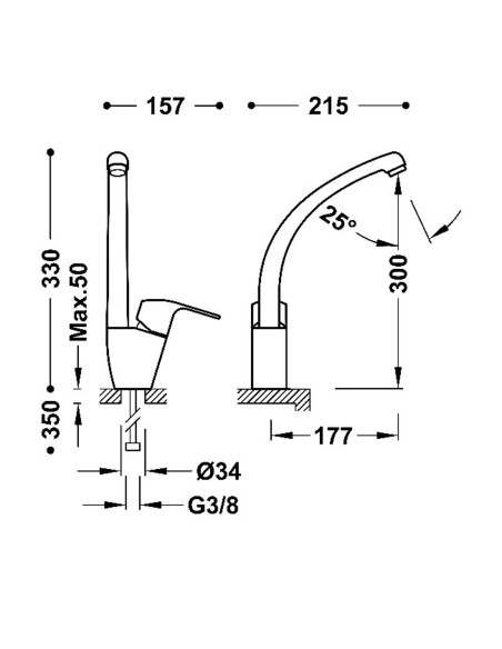 MITIGEUR CUISINE TRES